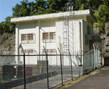 森山揚水機場の様子